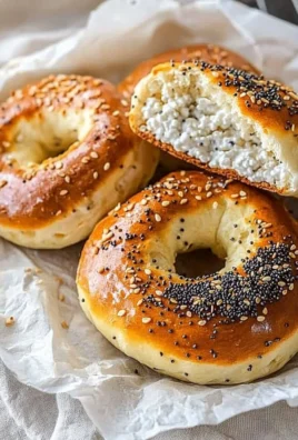 Air fryer protein bagels - healthy, high-protein breakfast option
