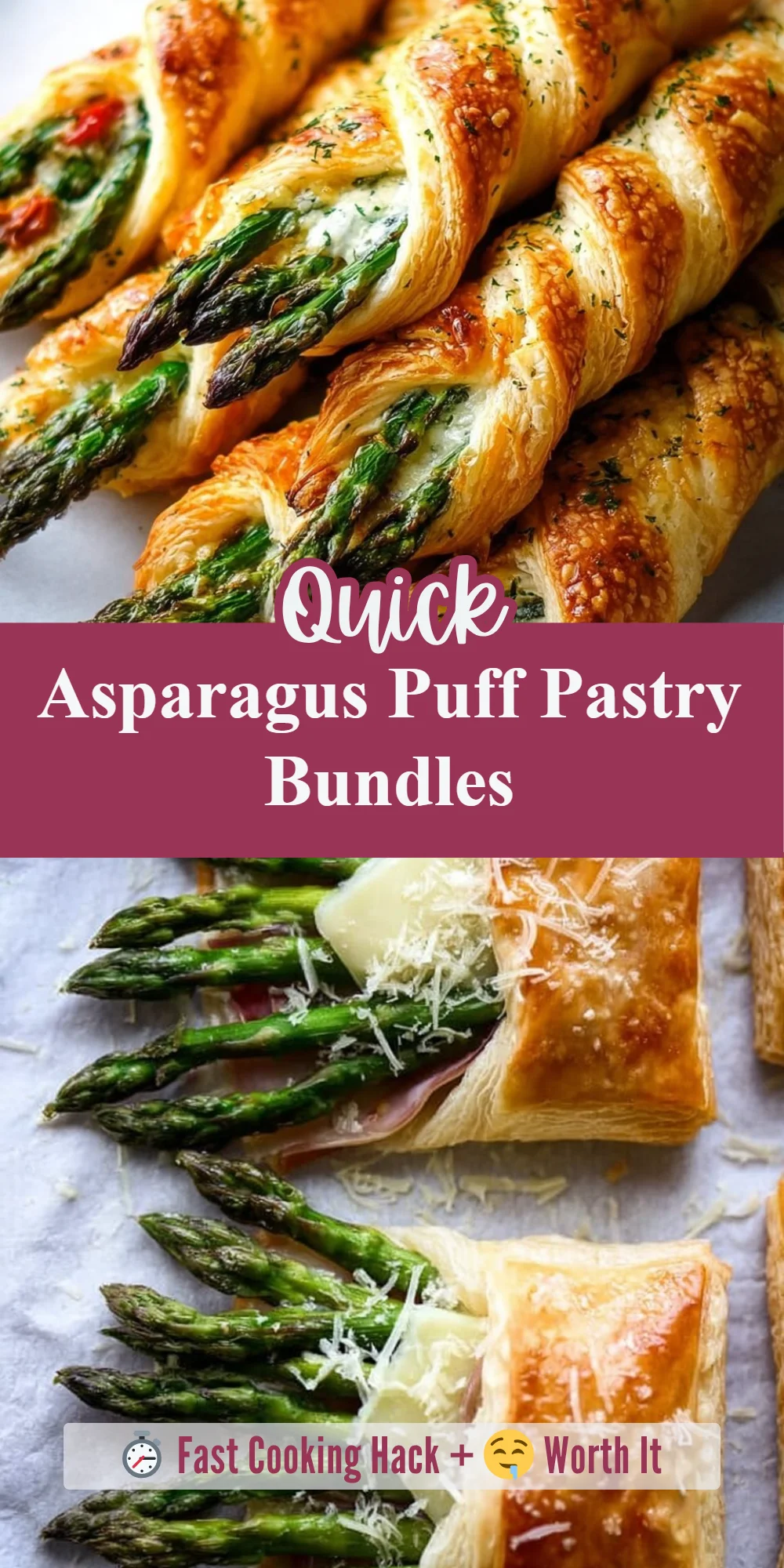 Asparagus Puff Pastry Bundles