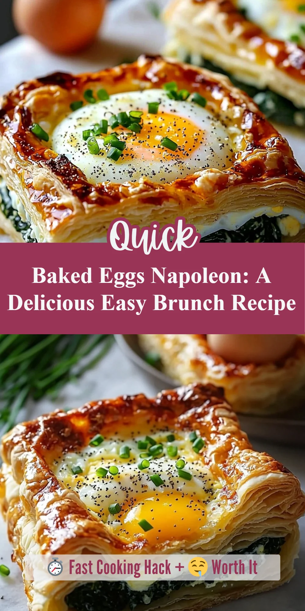 Baked Eggs Napoleon: A Delicious Easy Brunch Recipe