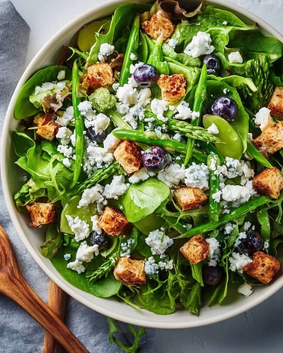 Best Easter Spring Salad with Goat Cheese