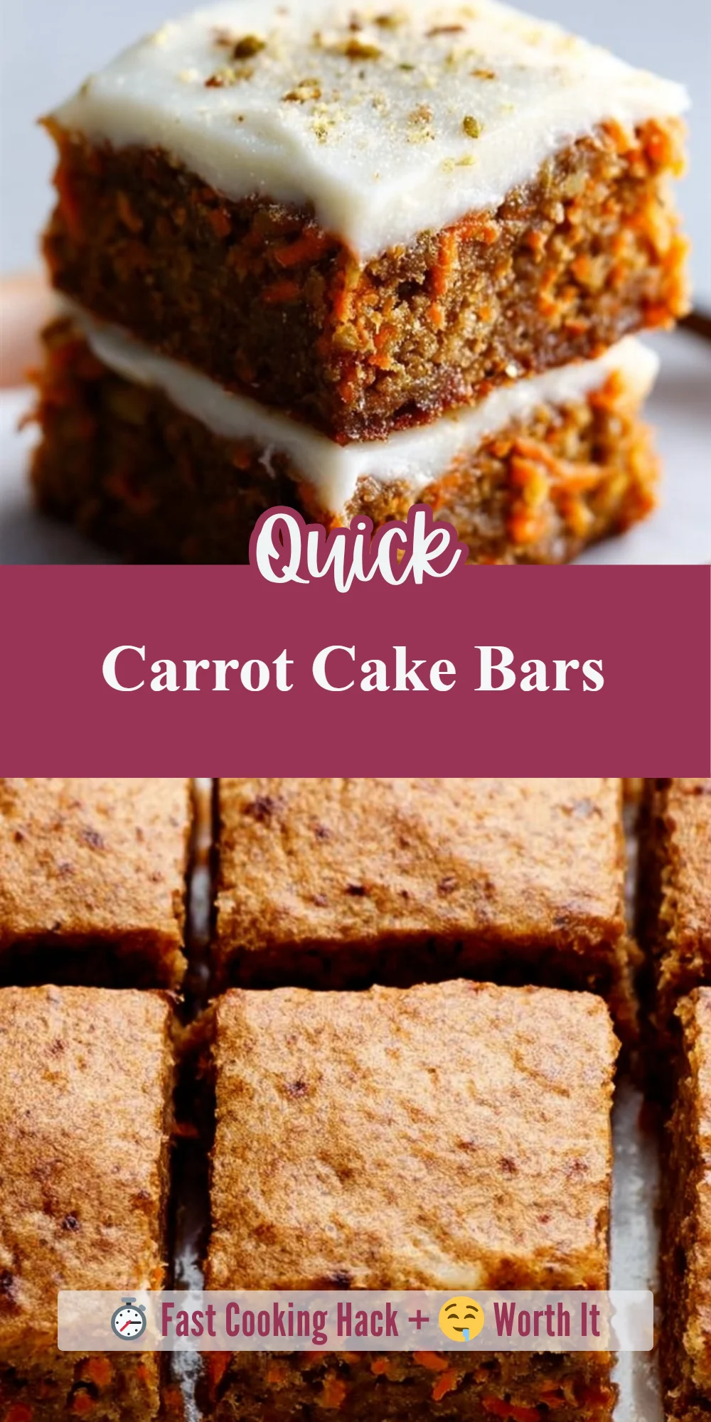 Carrot Cake Bars