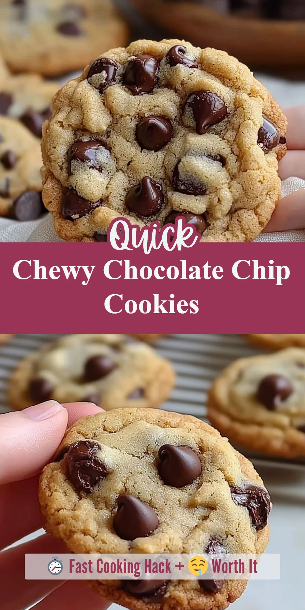 Chewy Chocolate Chip Cookies