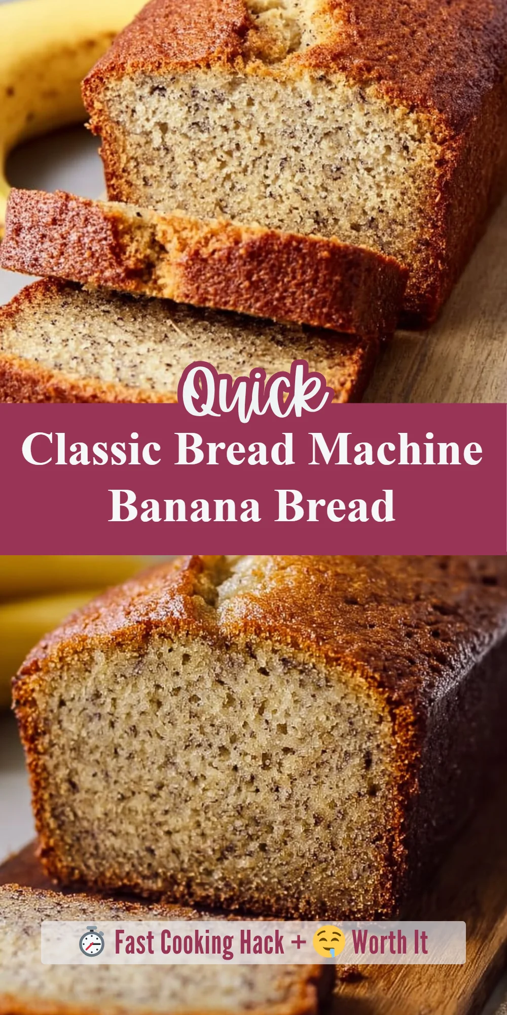 Classic Bread Machine Banana Bread
