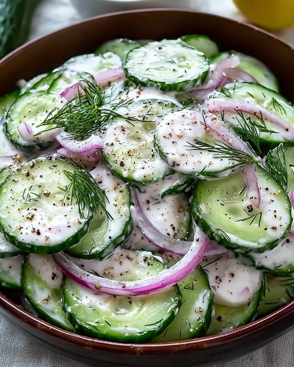 Creamy Cucumber Salad