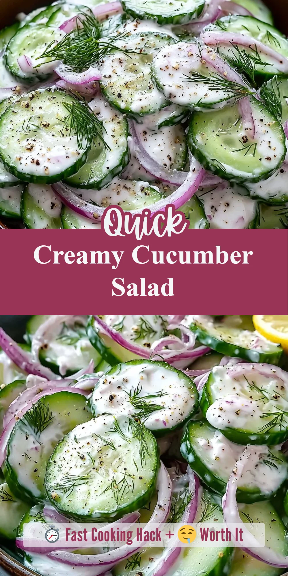 Creamy Cucumber Salad