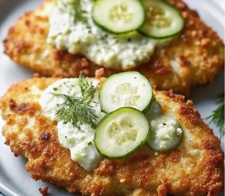 Crispy Dill Pickle Parmesan Chicken