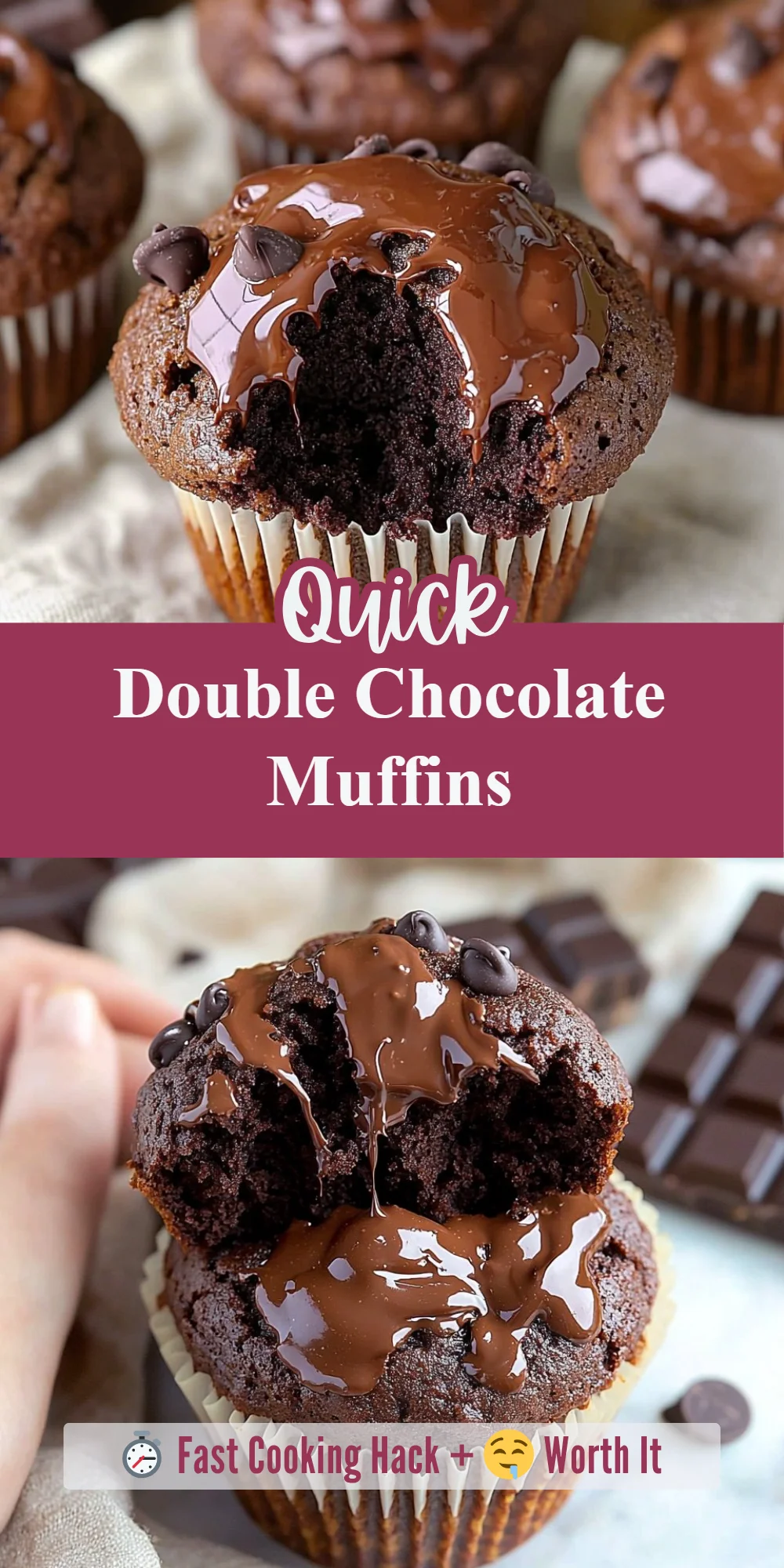 Double Chocolate Muffins