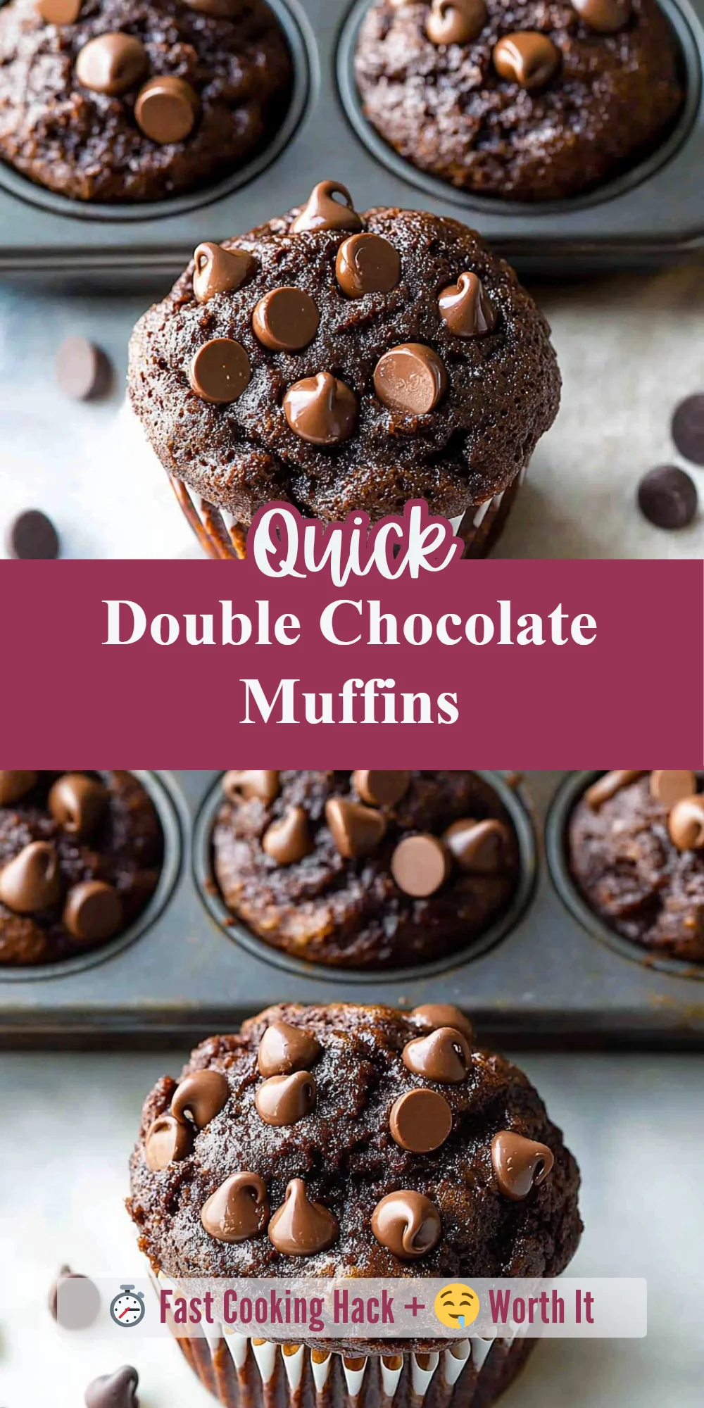 Double Chocolate Muffins