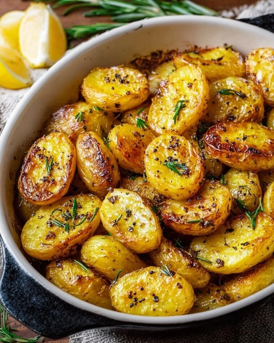 Greek Lemon Potatoes