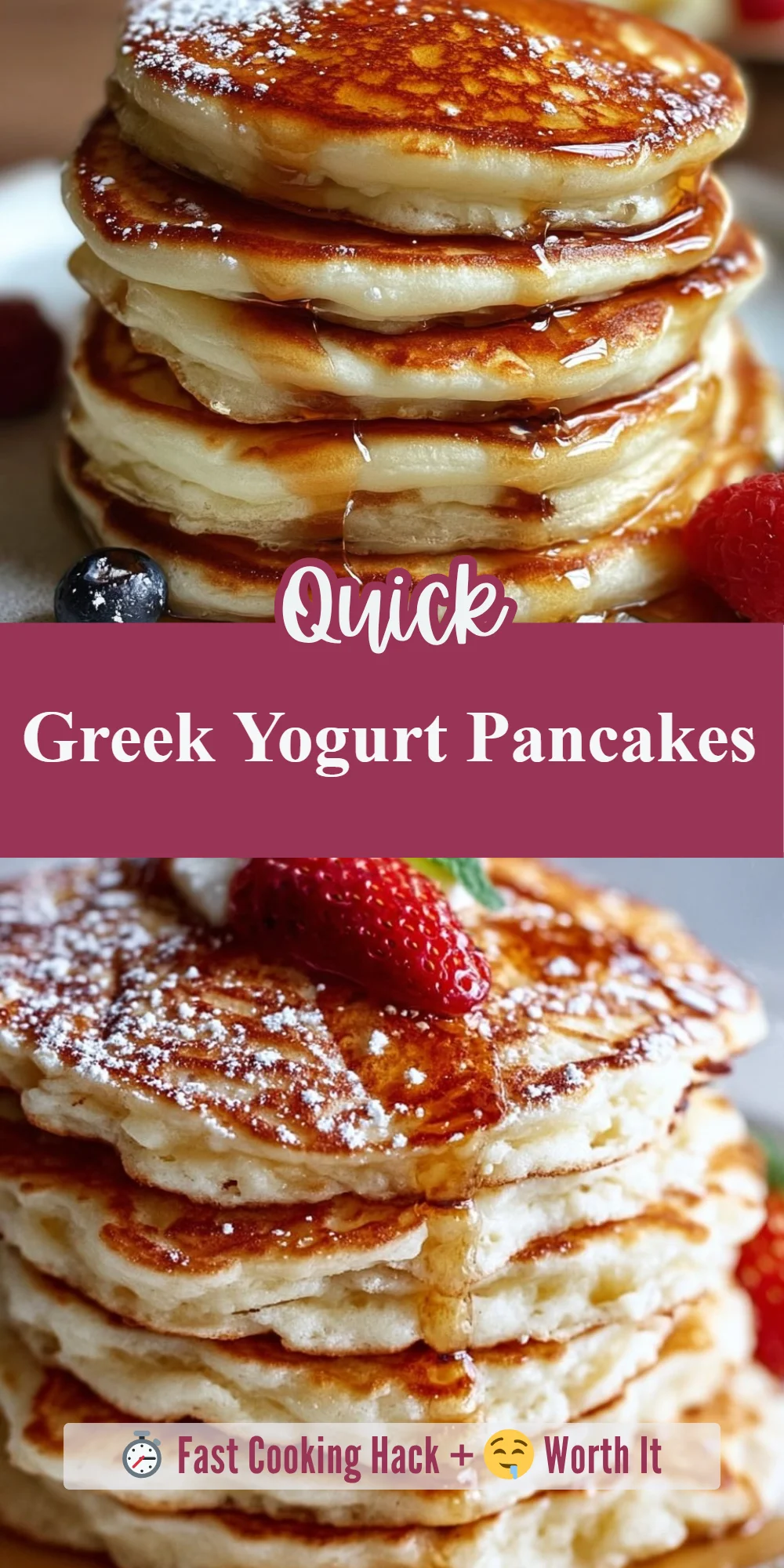 Greek Yogurt Pancakes