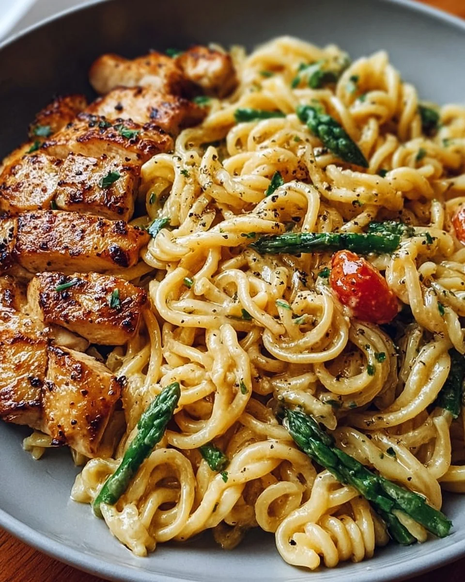 Honey Garlic Chicken Pasta