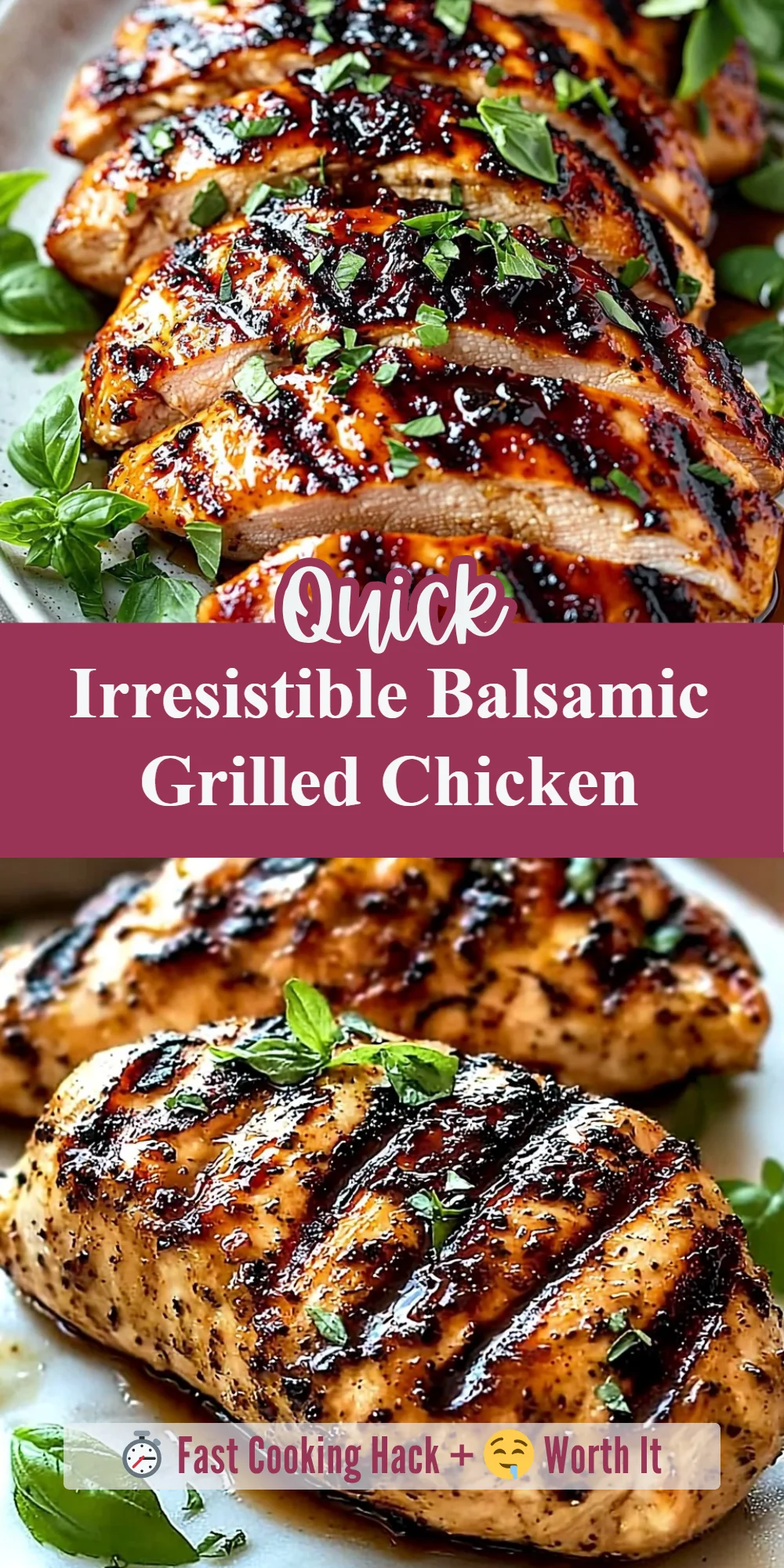 Irresistible Balsamic Grilled Chicken