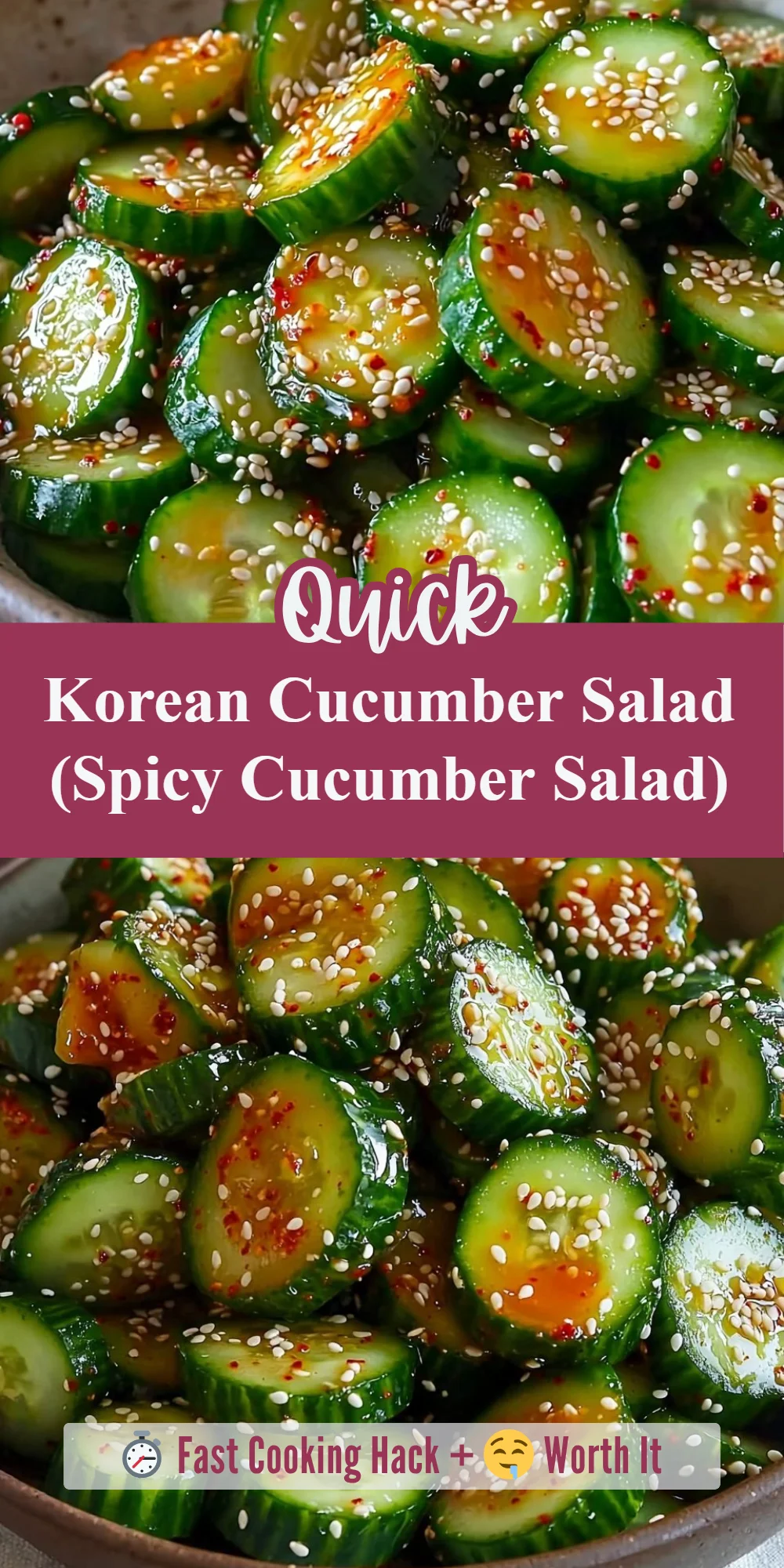 Korean Cucumber Salad (Spicy Cucumber Salad)