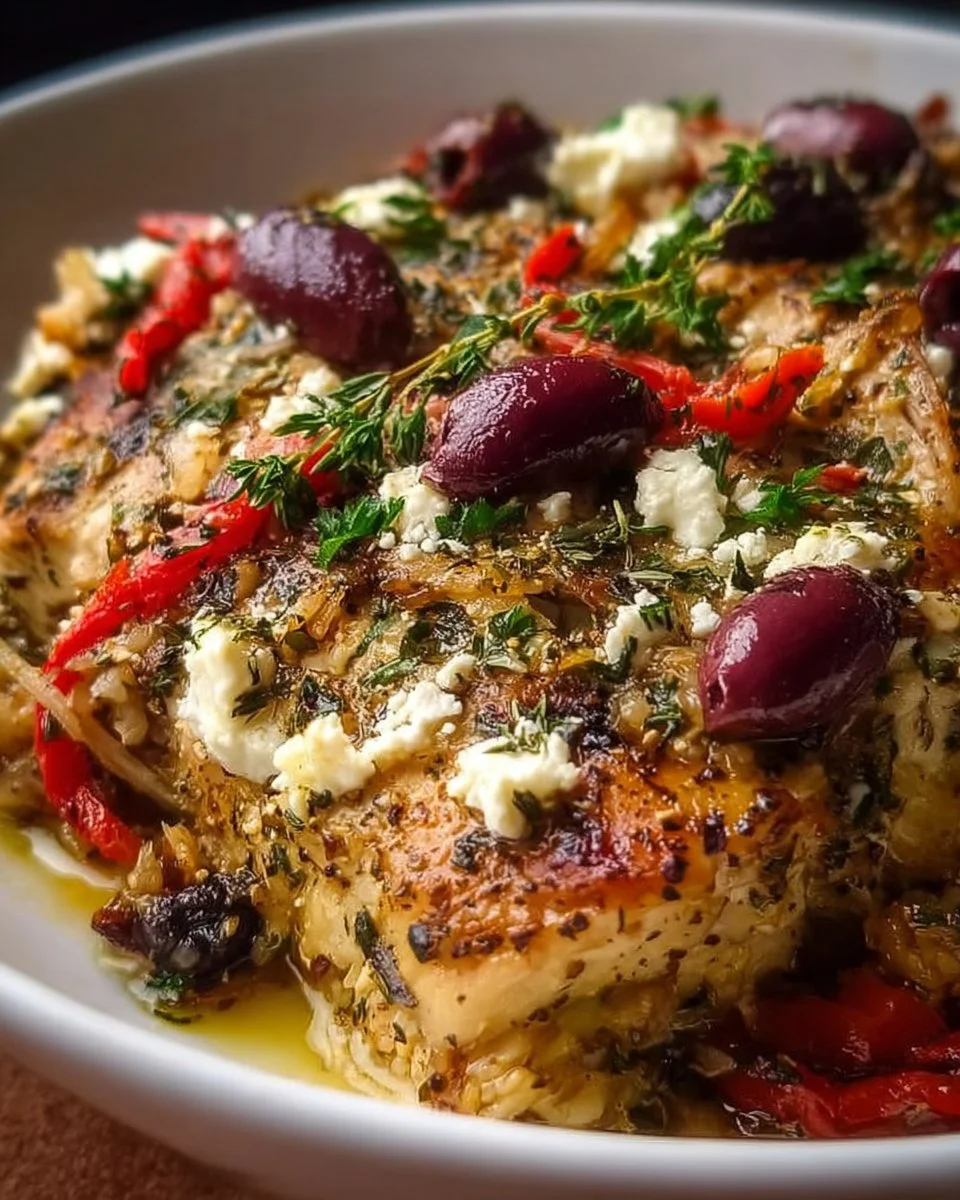 Mediterranean Greek Chicken Casserole