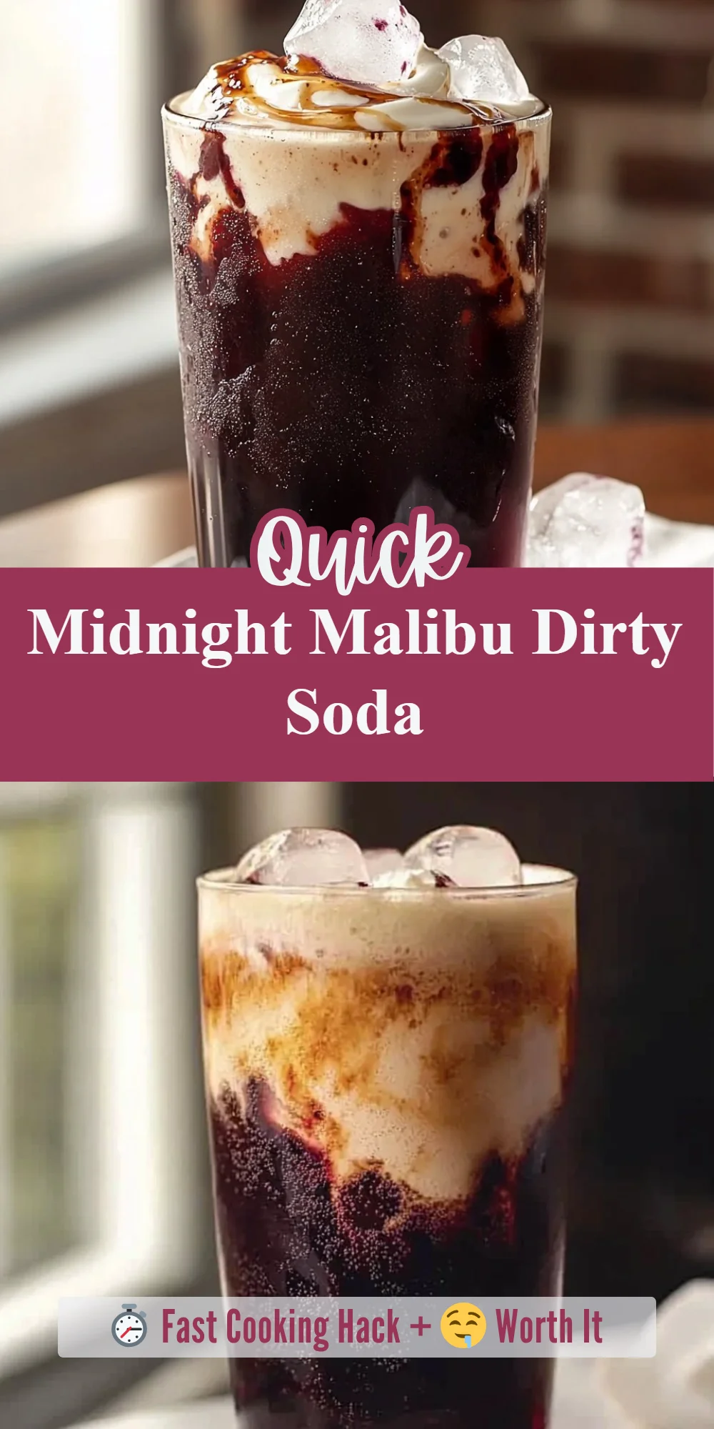 Midnight Malibu Dirty Soda
