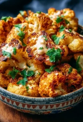 Delicious Moroccan Cauliflower drizzled with Tahini and Honey