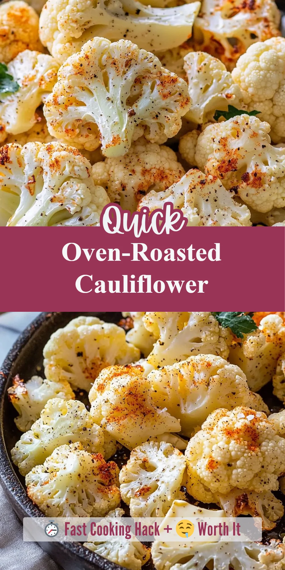 Oven-Roasted Cauliflower