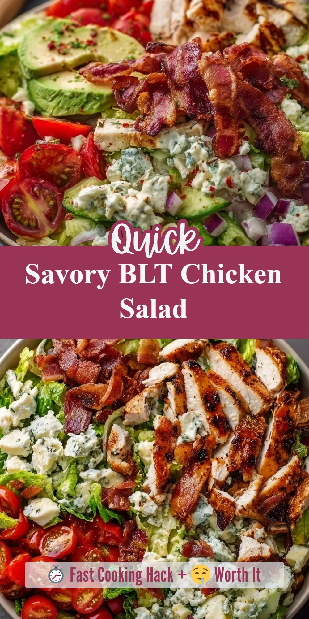 Savory BLT Chicken Salad