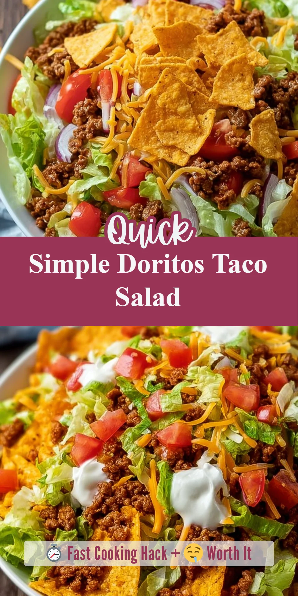 Simple Doritos Taco Salad