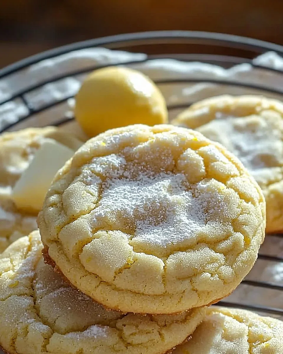 Soft & Chewy Lemon Cookies