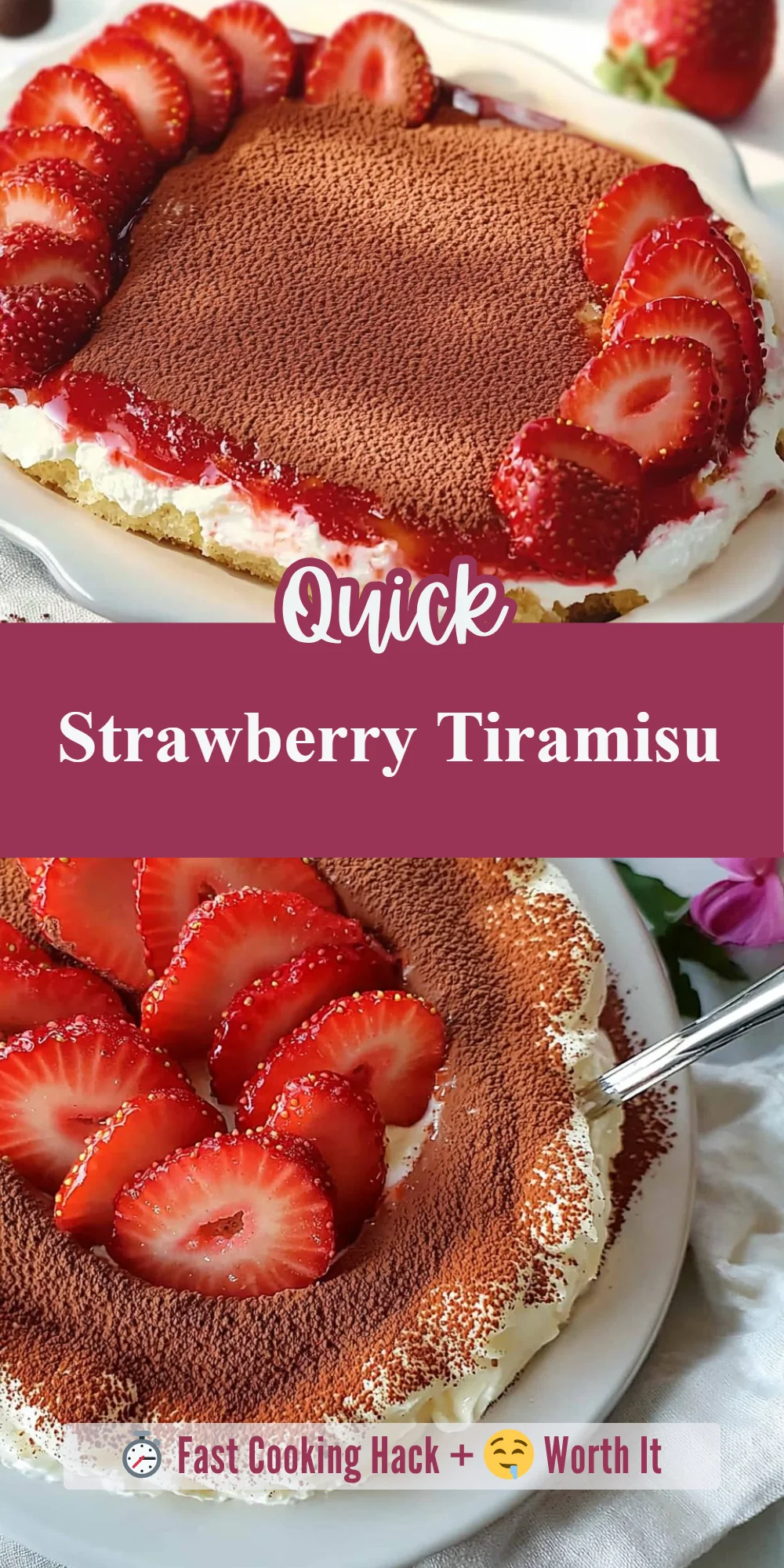 Strawberry Tiramisu