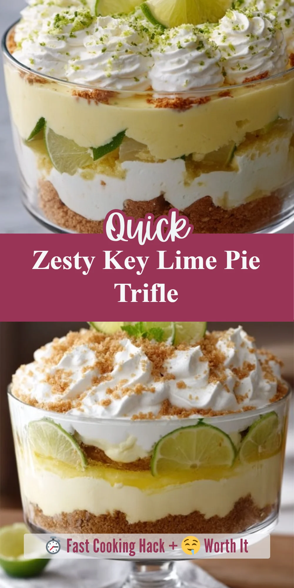 Zesty Key Lime Pie Trifle