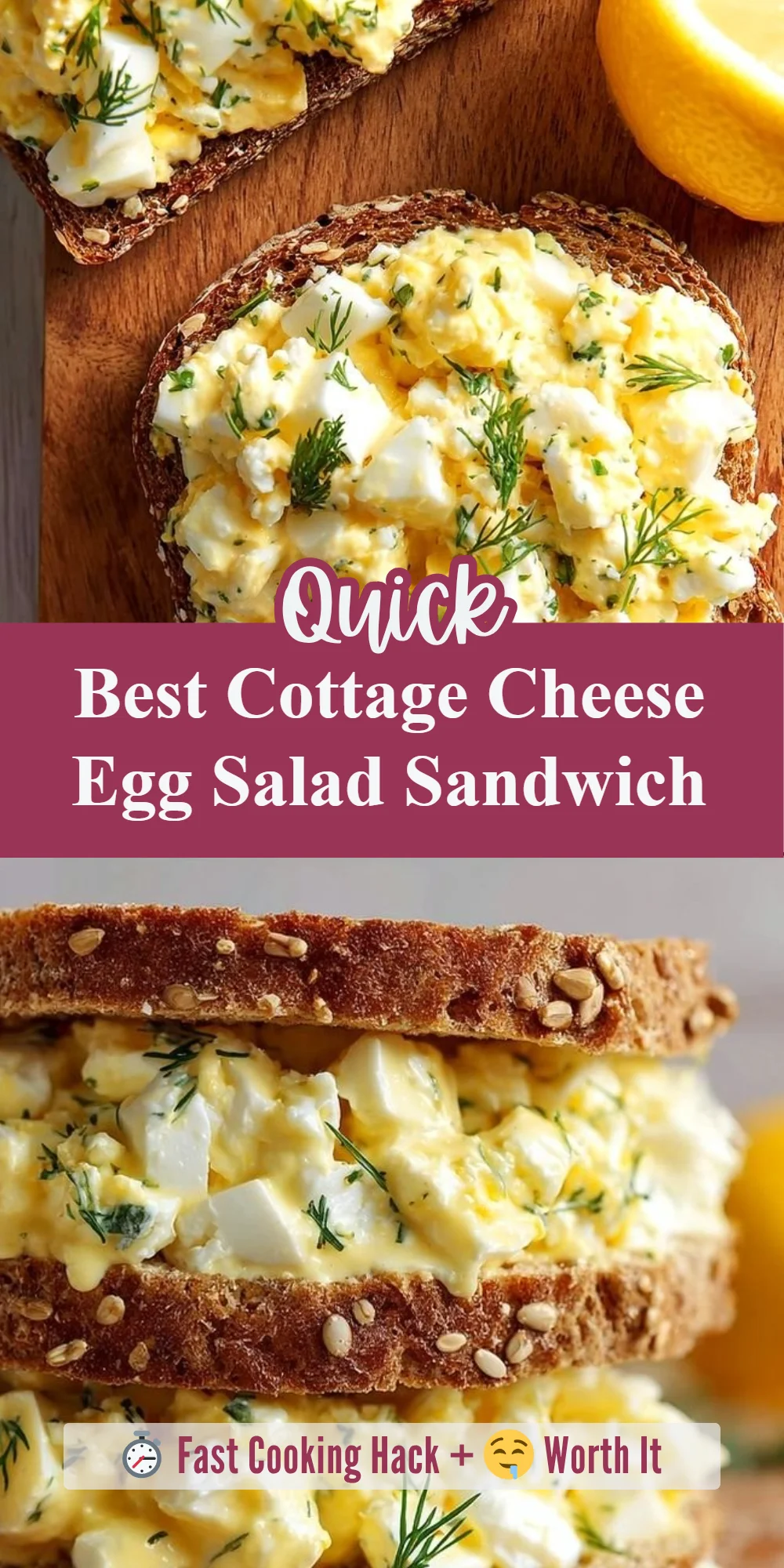 Best Cottage Cheese Egg Salad Sandwich