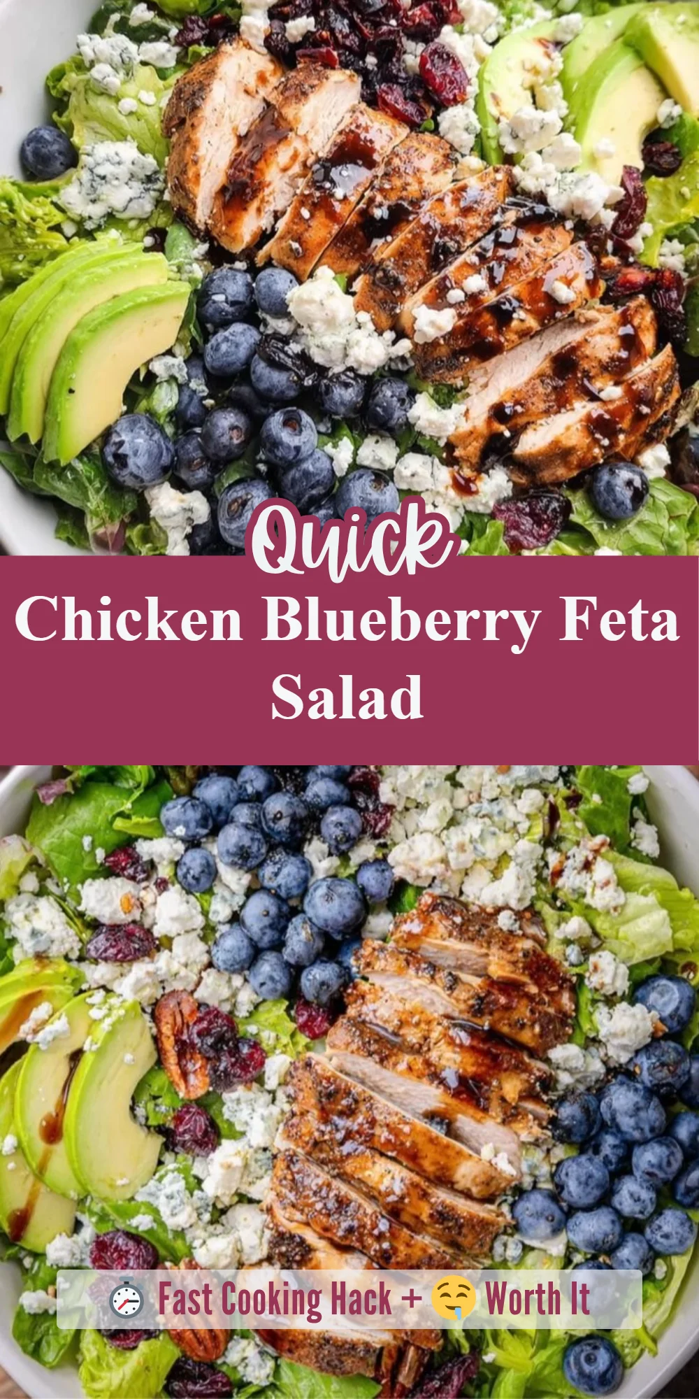 Chicken Blueberry Feta Salad