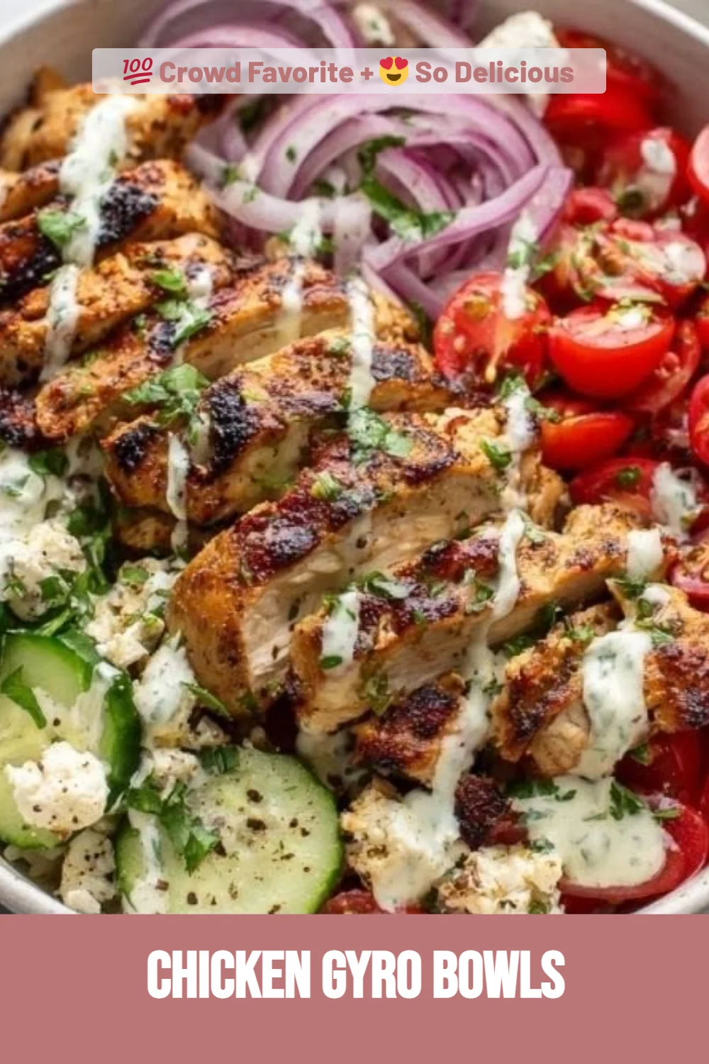 Chicken Gyro Bowls