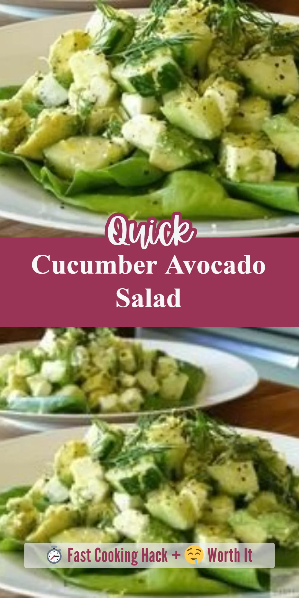 Cucumber Avocado Salad