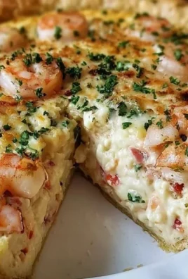 Florida Shrimp Pie with fresh shrimp and savory ingredients