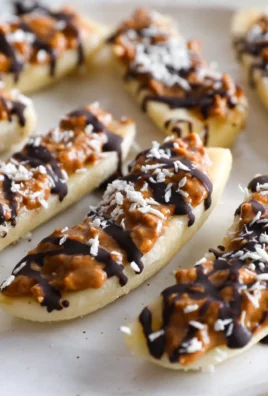 Frozen banana snacks for a healthy and tasty treat