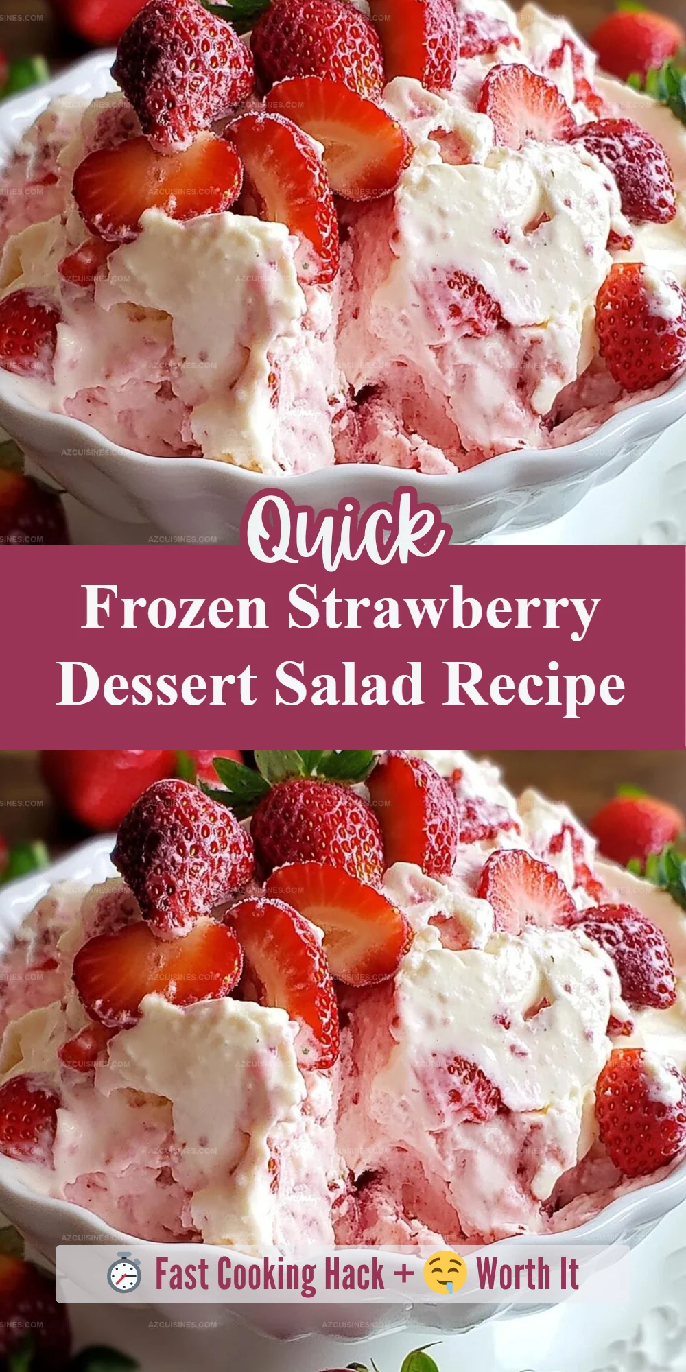 Frozen Strawberry Dessert Salad Recipe