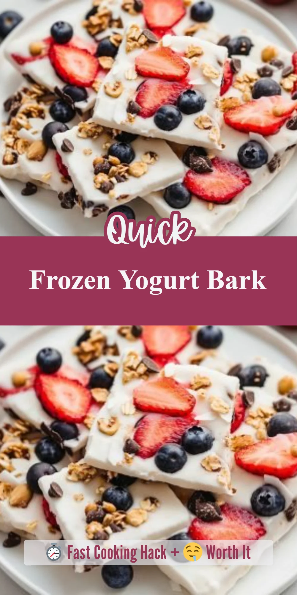 Frozen Yogurt Bark