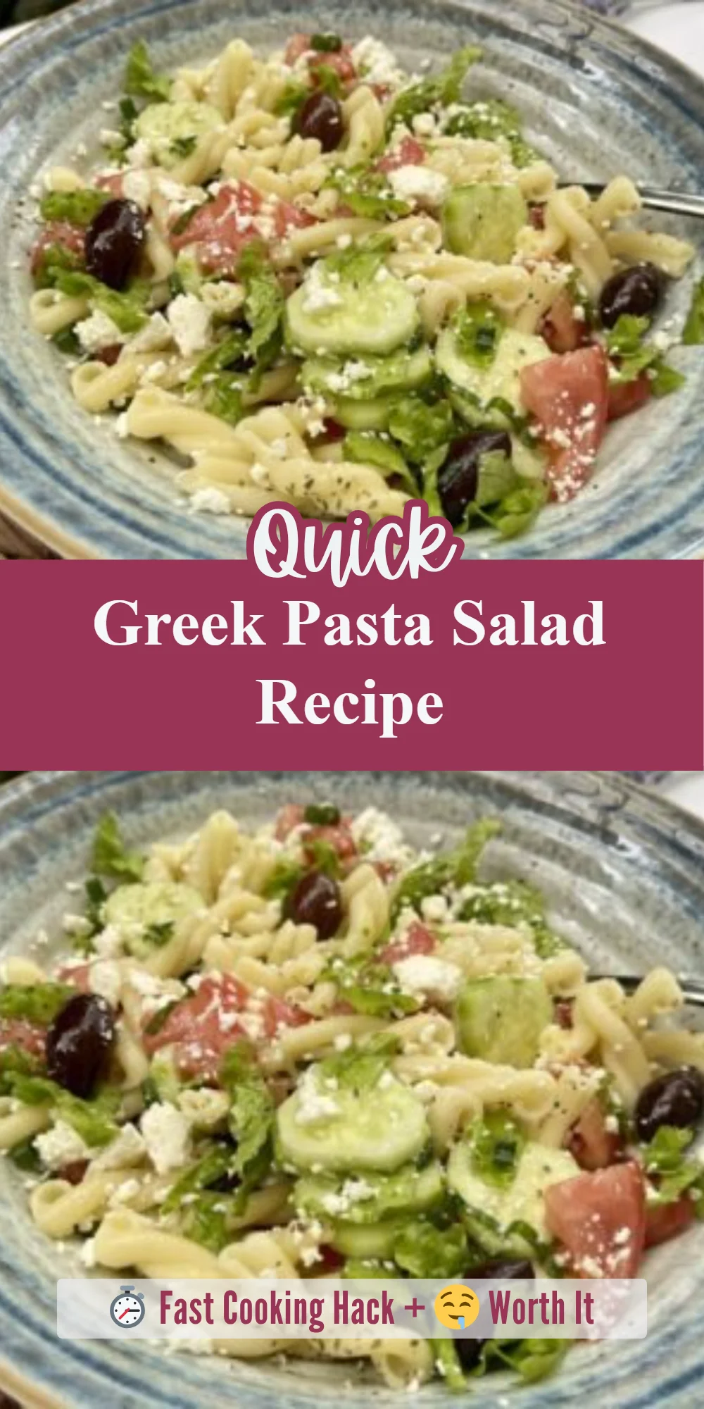 Greek Pasta Salad Recipe