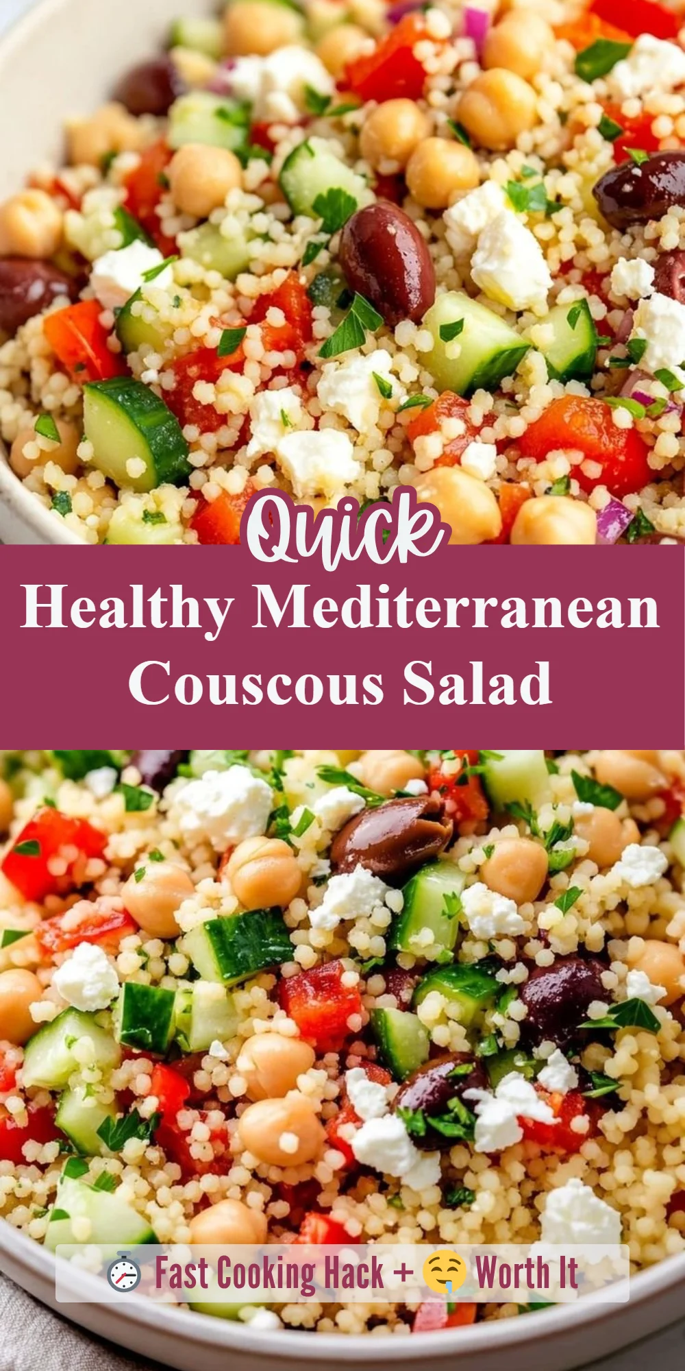 Healthy Mediterranean Couscous Salad
