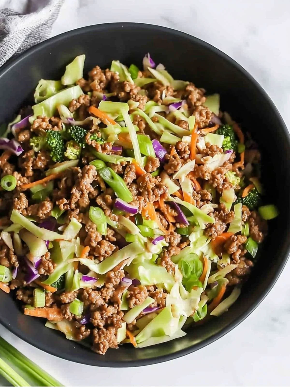 High Protein Egg Roll In A Bowl