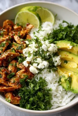 Honey Lime Chicken and Avocado Rice Bowl for a healthy dinner