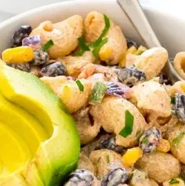 Colorful Mexican Pasta Salad with fresh ingredients and bold flavors