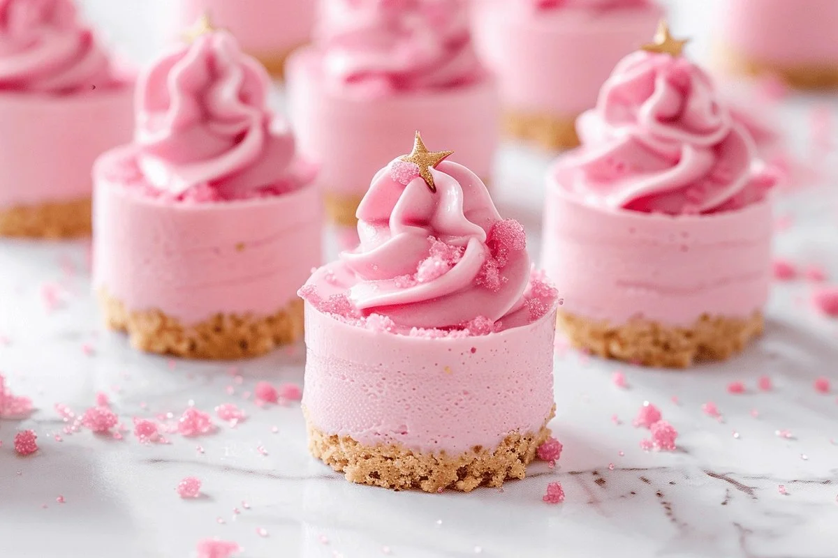 No-Bake Pink Velvet Cheesecake Bites