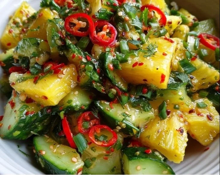 Pineapple Cucumber Salad
