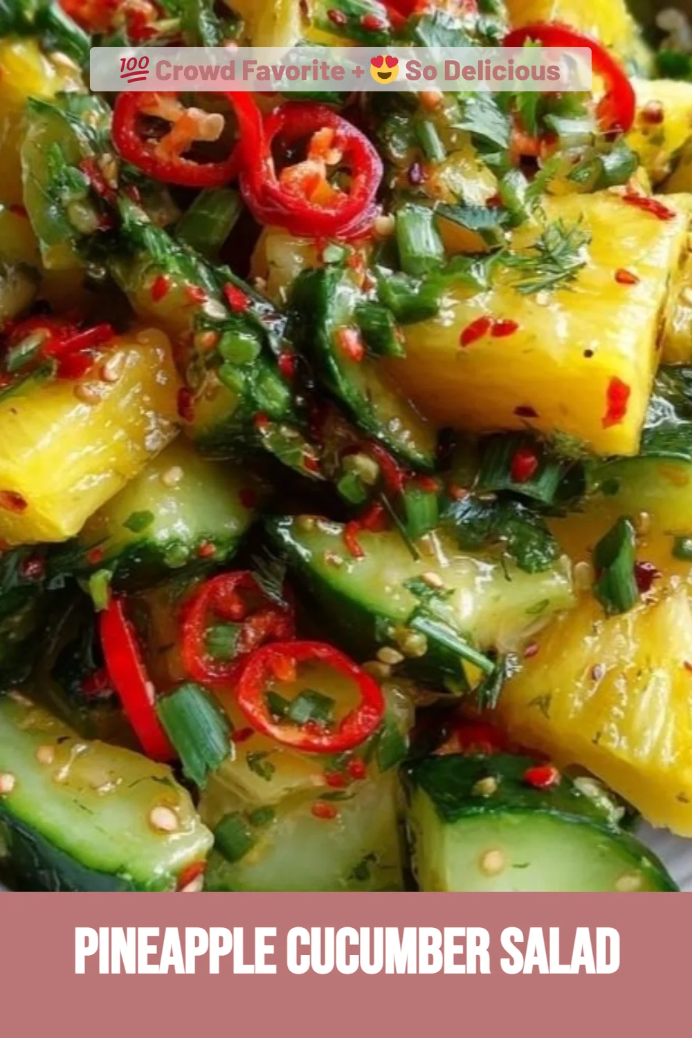 Pineapple Cucumber Salad