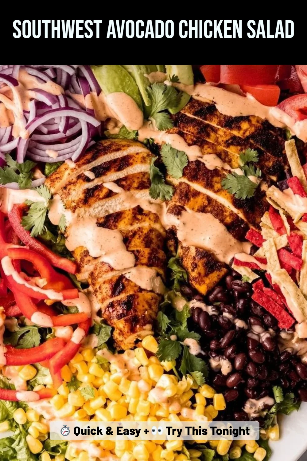 Southwest Avocado Chicken Salad