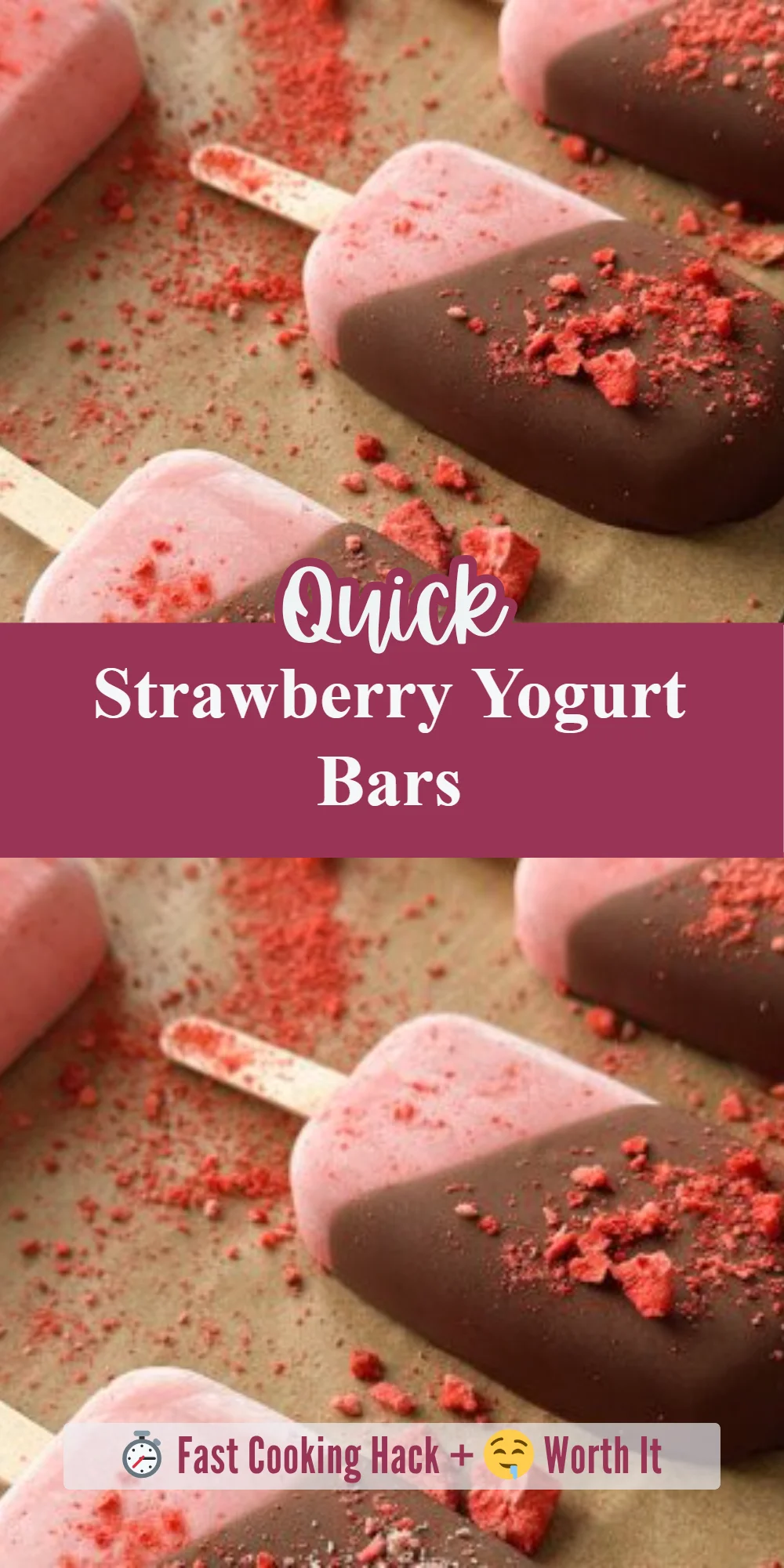 Strawberry Yogurt Bars