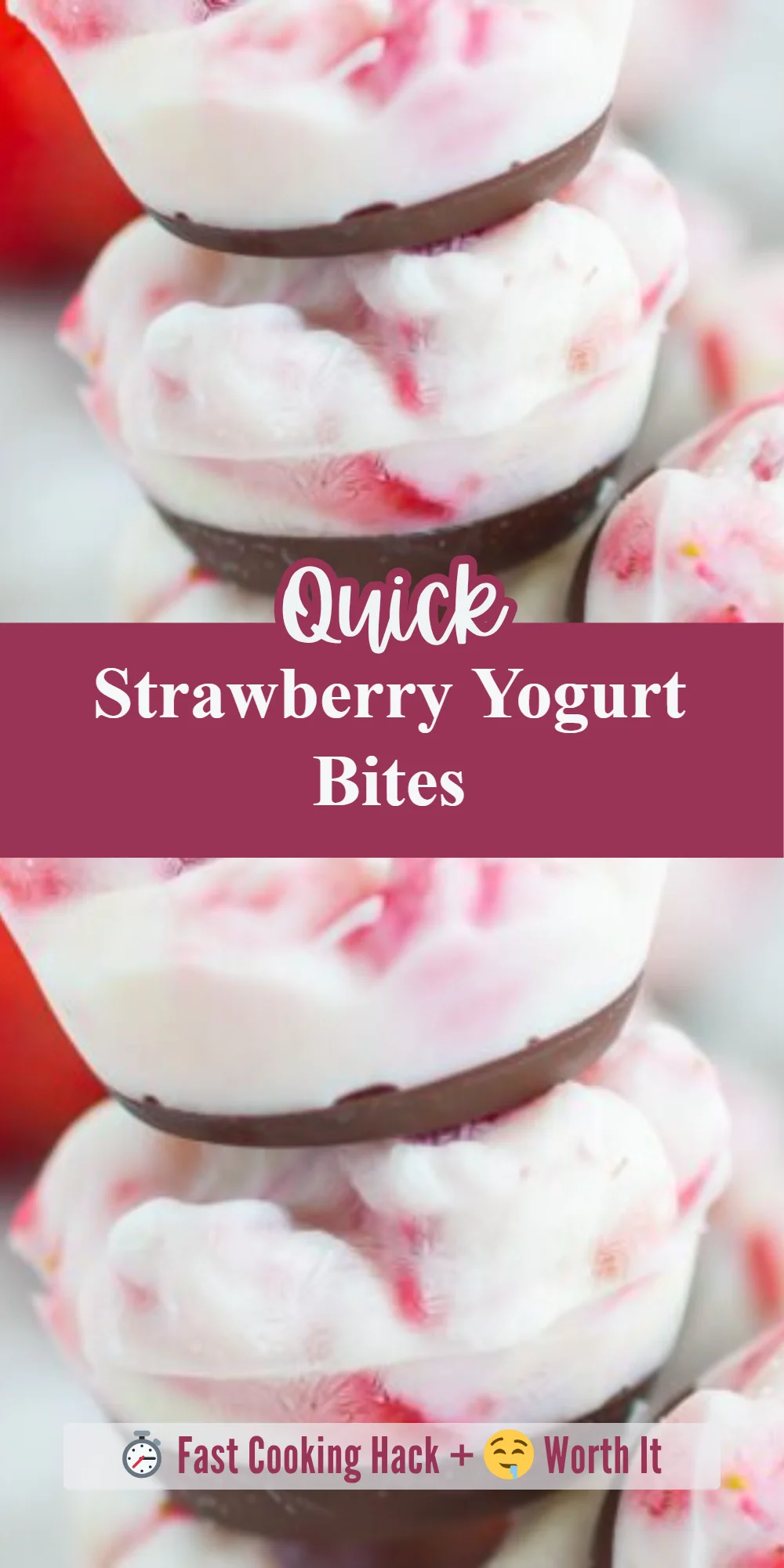 Strawberry Yogurt Bites