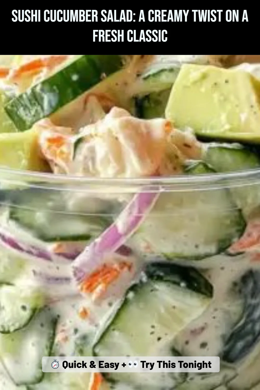 Sushi Cucumber Salad: A Creamy Twist on a Fresh Classic