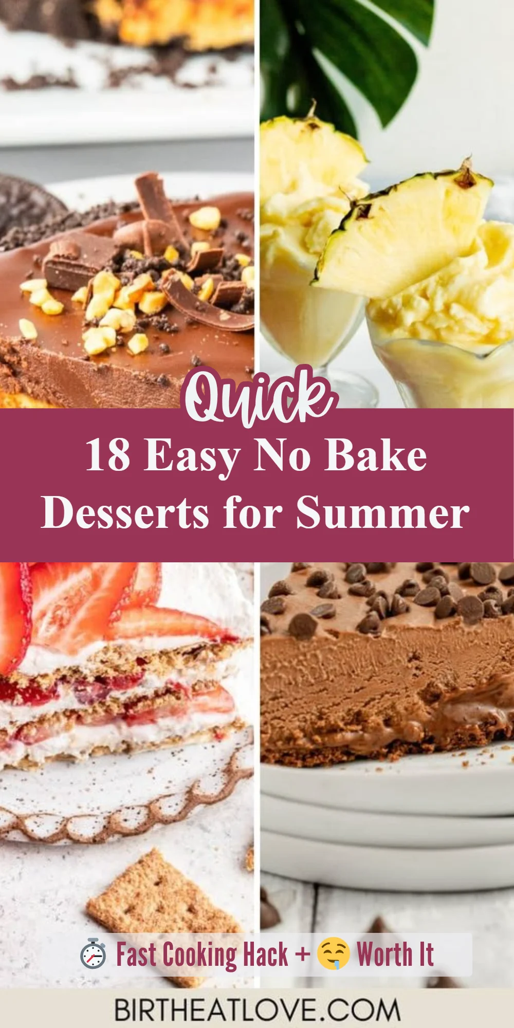 18 Easy No Bake Desserts for Summer
