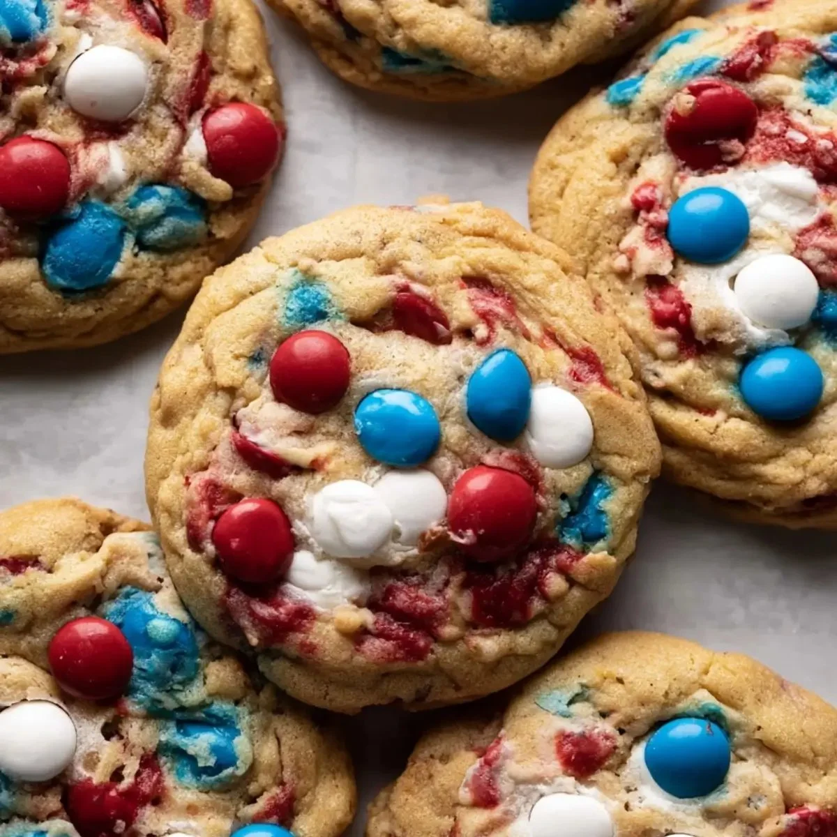 4th of July Monster Cookies