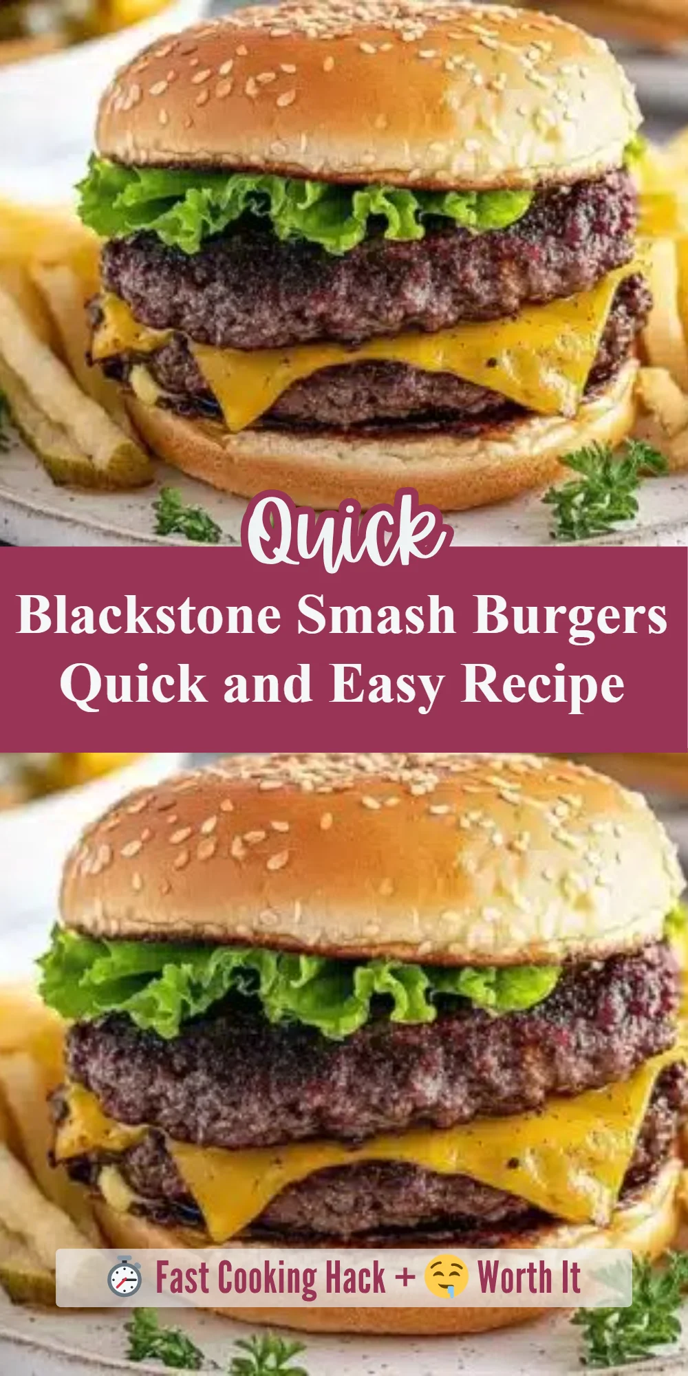 Blackstone Smash Burgers Quick and Easy Recipe