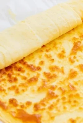 Cottage Cheese and Egg Wrap ready to be served on a plate.